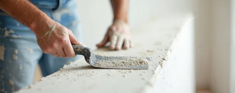 Artificial Stucco Installation detail